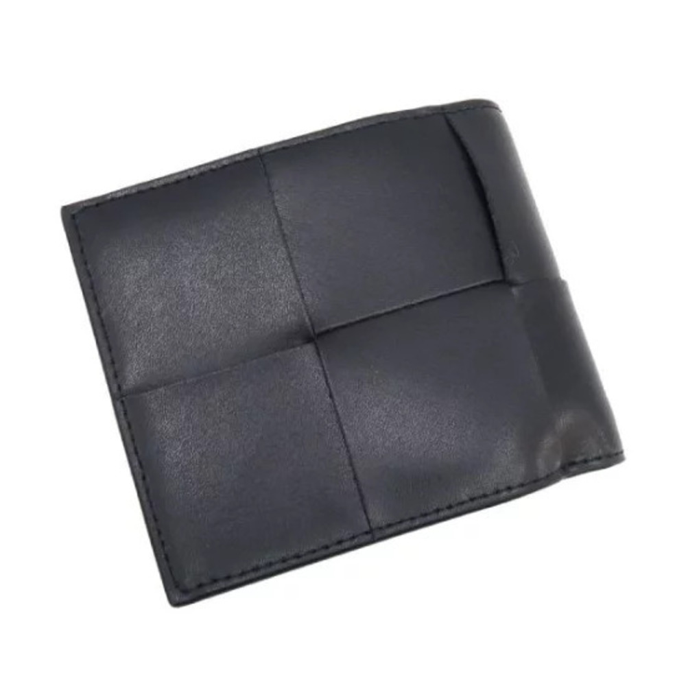 Bottega Veneta Wallet Bi Cassette fold Zip Black